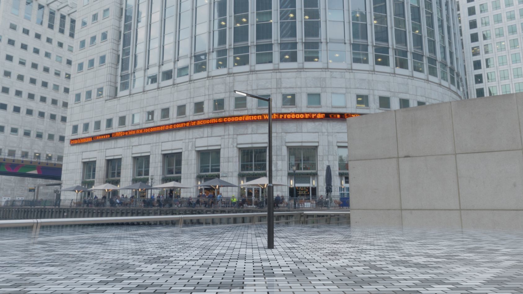 Street Light 12 version 1 3m with pole 3 Low-poly 3D model_68