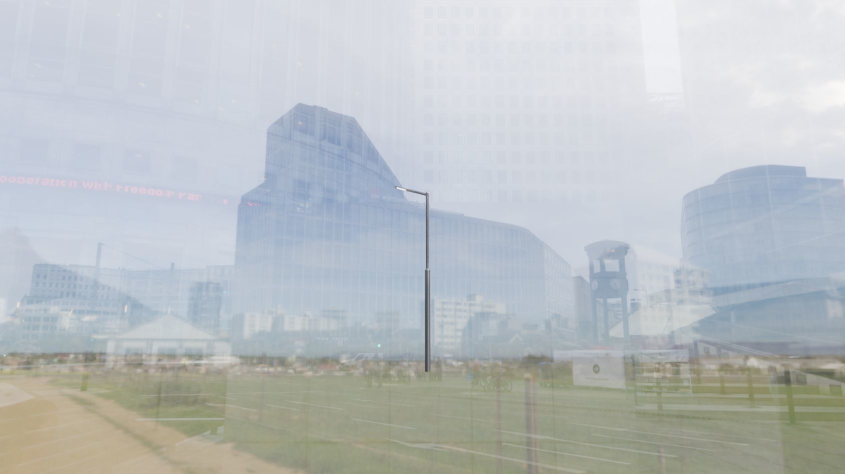 Street Light 12 version 1 3m with pole 3 Low-poly 3D model_34