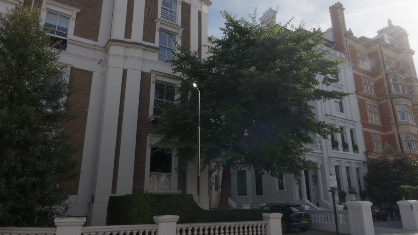 Street Light 12 version 1 3m with pole 3 Low-poly 3D model_27