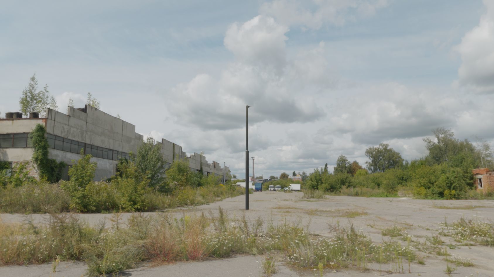 Street Light 12 version 1 3m with pole 3 Low-poly 3D model_43