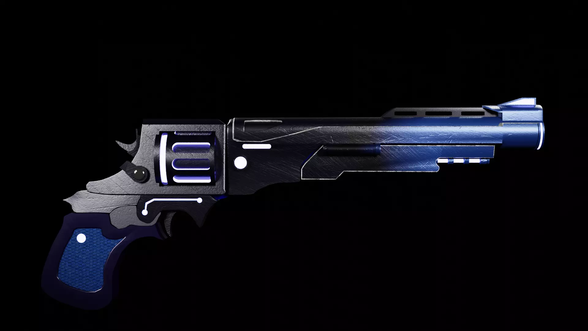 Sci-fi Gun 3D model_0