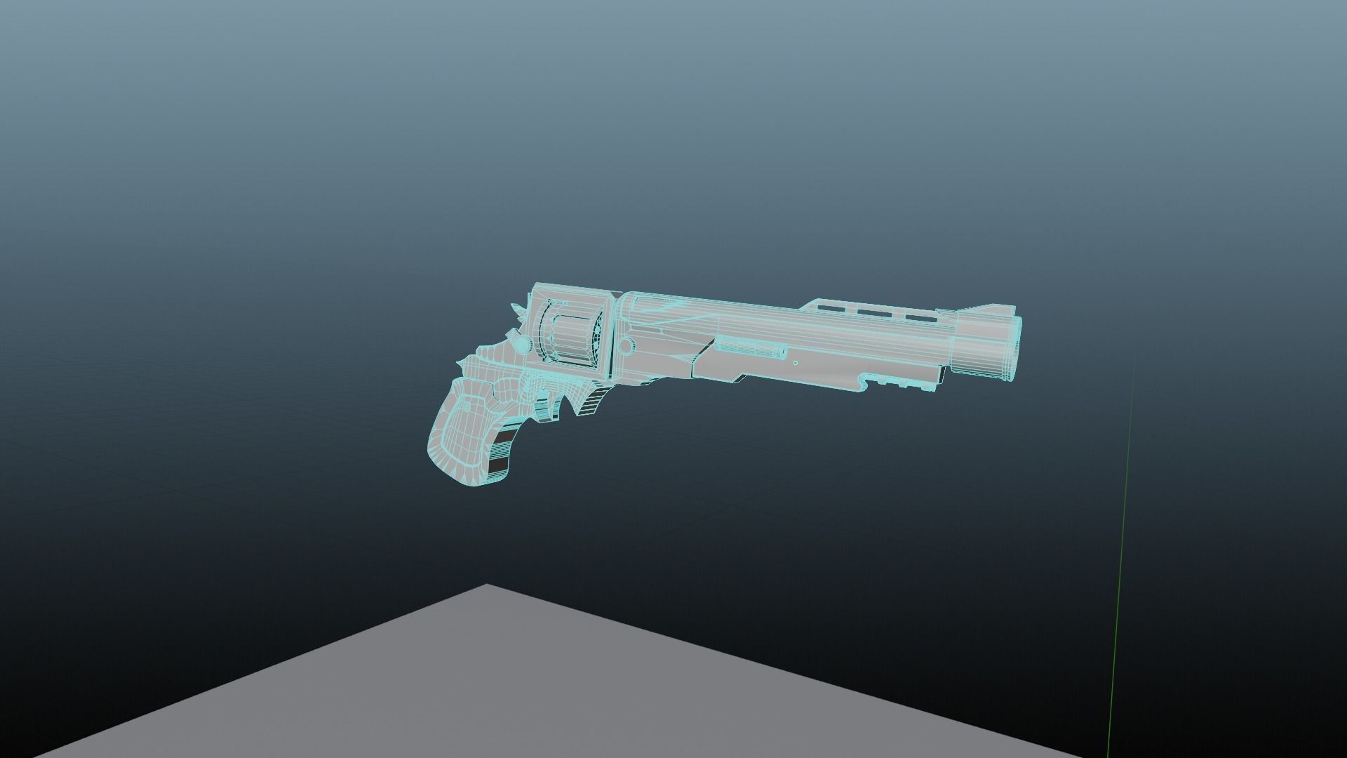 Sci-fi Gun 3D model_6