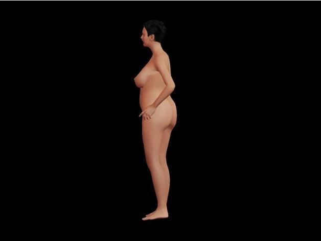 Stehende Figur gela 10-03 by stc45 3D print model_2