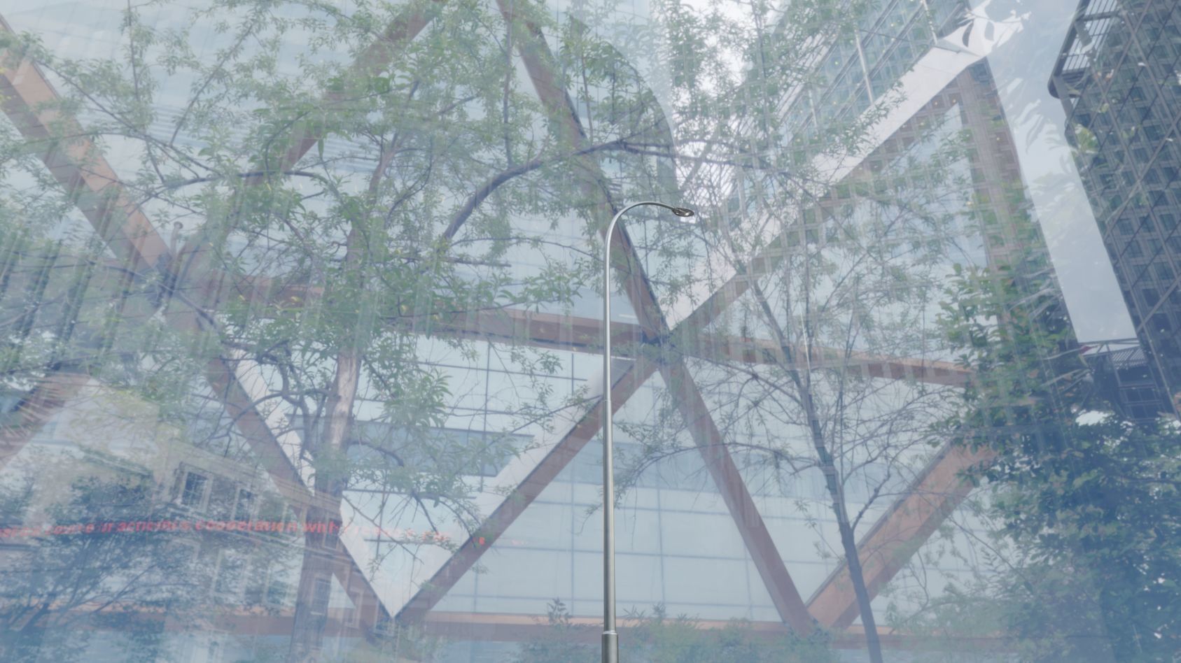 Sci-Fi Street Light 14 version 15 10m with pole 1 Low-poly 3D model_23