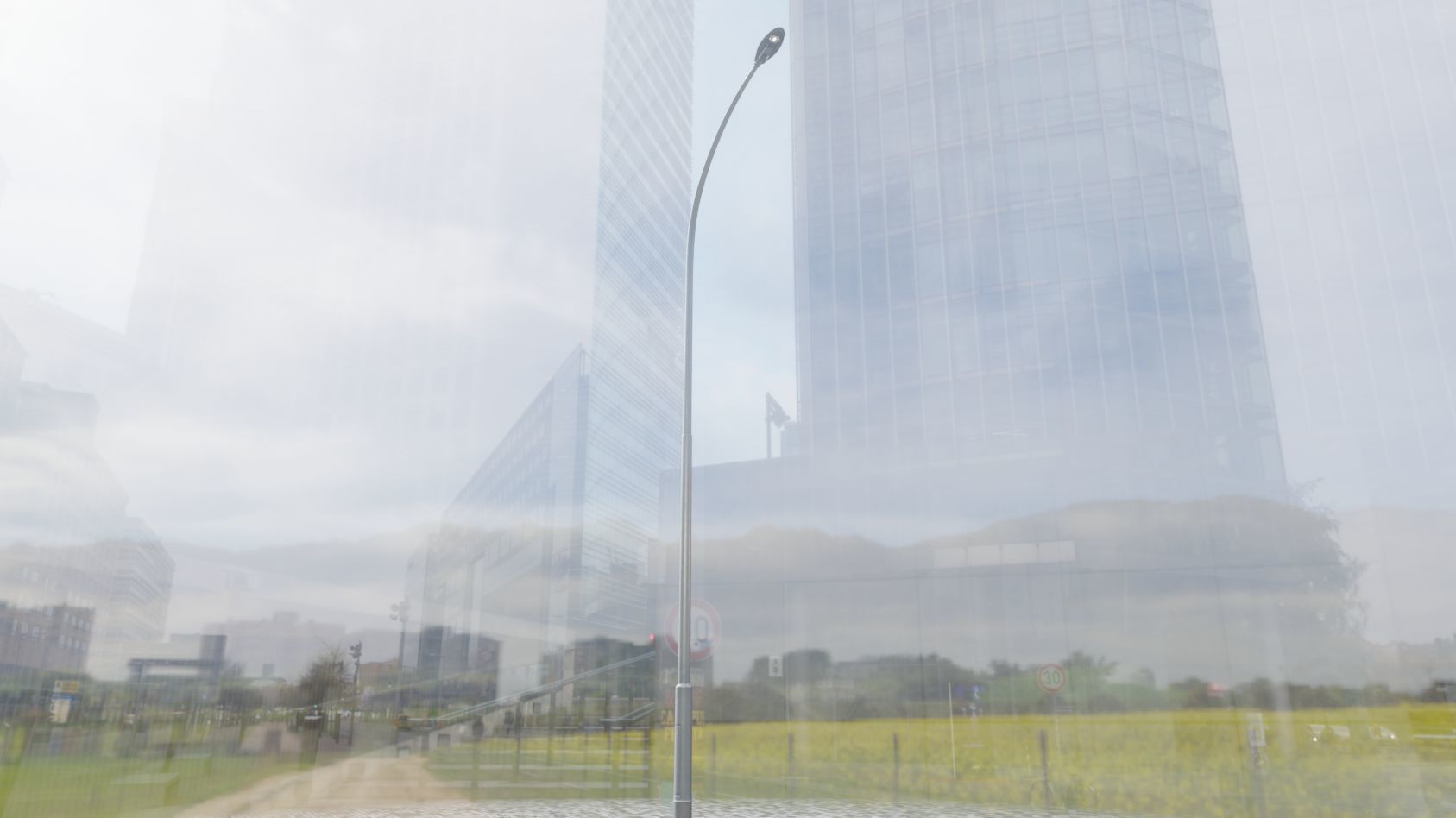 Sci-Fi Street Light 14 version 15 10m with pole 1 Low-poly 3D model_101