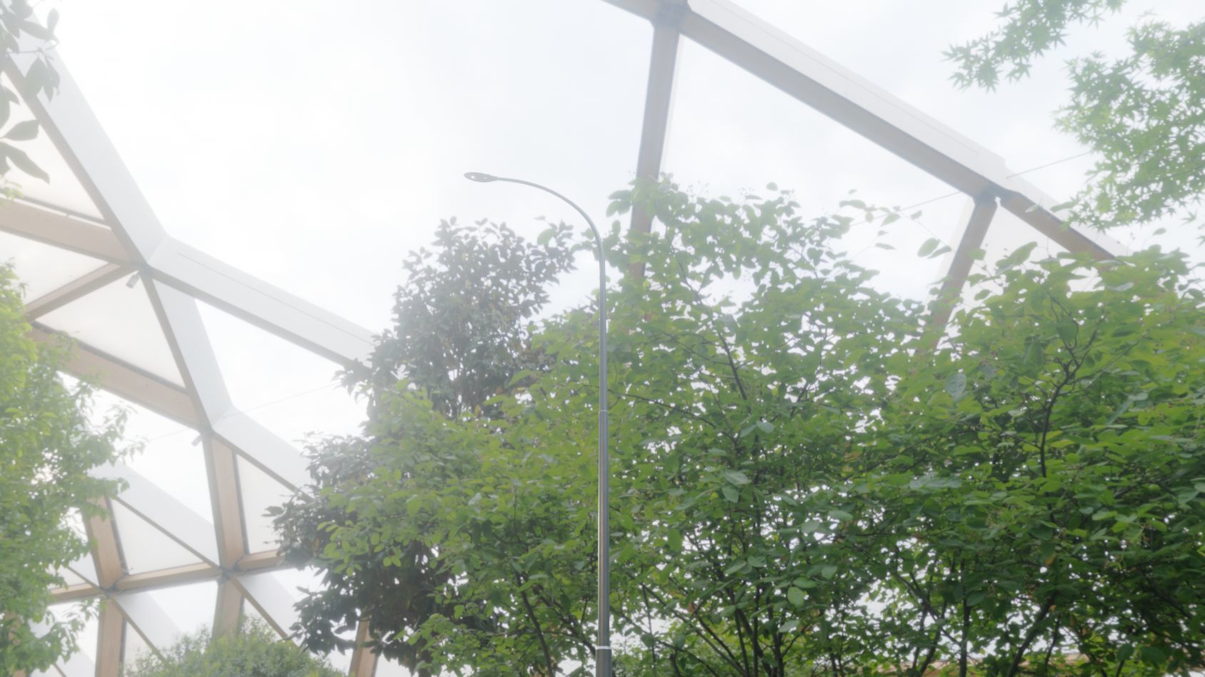 Sci-Fi Street Light 14 version 15 10m with pole 1 Low-poly 3D model_34