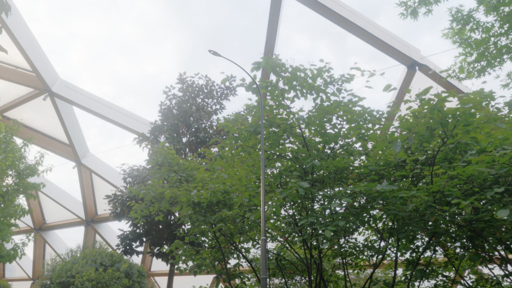 Sci-Fi Street Light 14 version 15 10m with pole 1 Low-poly 3D model_52