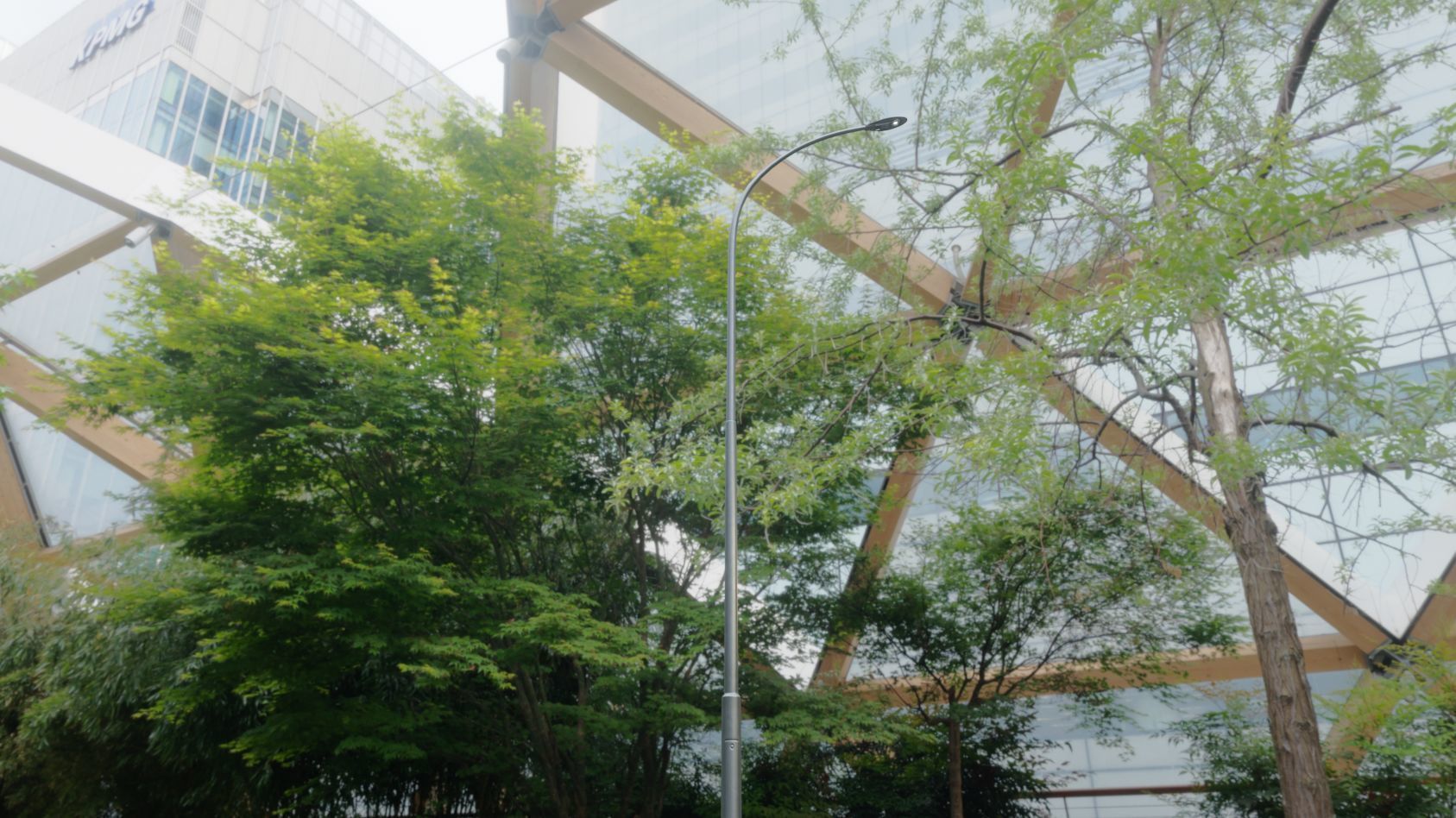 Sci-Fi Street Light 14 version 15 10m with pole 1 Low-poly 3D model_27