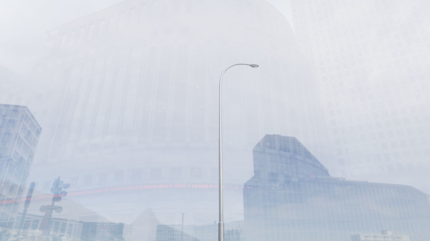 Sci-Fi Street Light 14 version 15 10m with pole 1 Low-poly 3D model_24