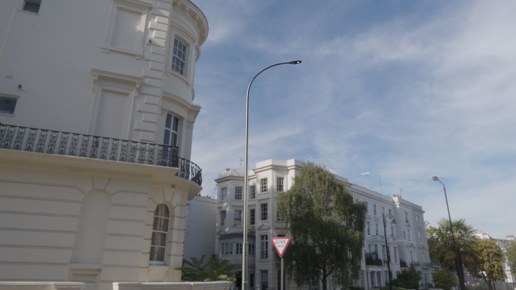 Sci-Fi Street Light 14 version 15 10m with pole 1 Low-poly 3D model_94