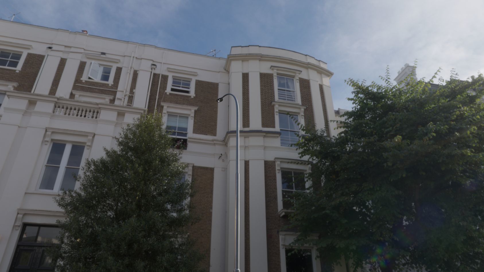 Sci-Fi Street Light 14 version 15 10m with pole 1 Low-poly 3D model_17