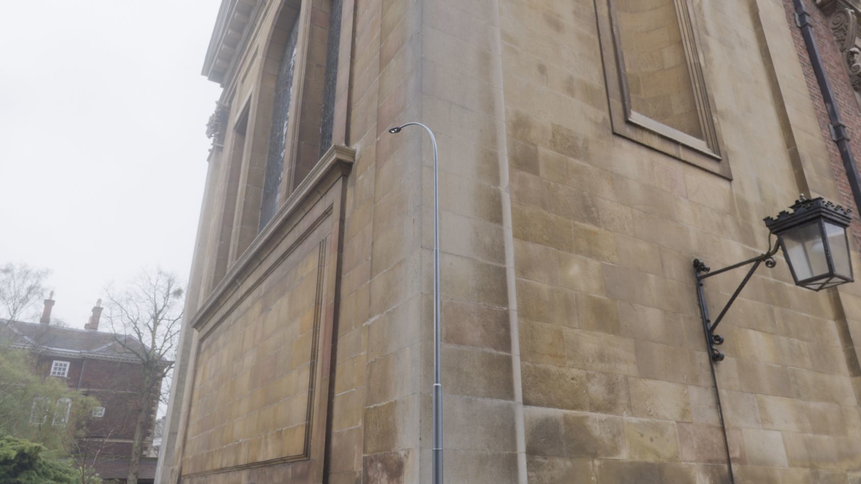 Sci-Fi Street Light 14 version 15 10m with pole 1 Low-poly 3D model_59