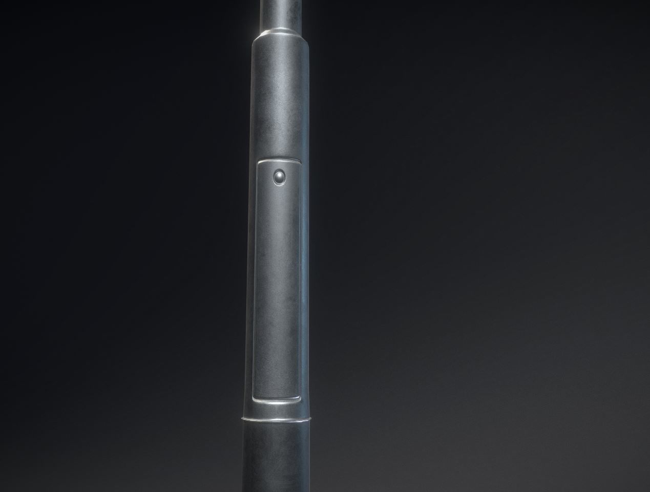 Sci-Fi Street Light 14 version 15 10m with pole 1 Low-poly 3D model_2