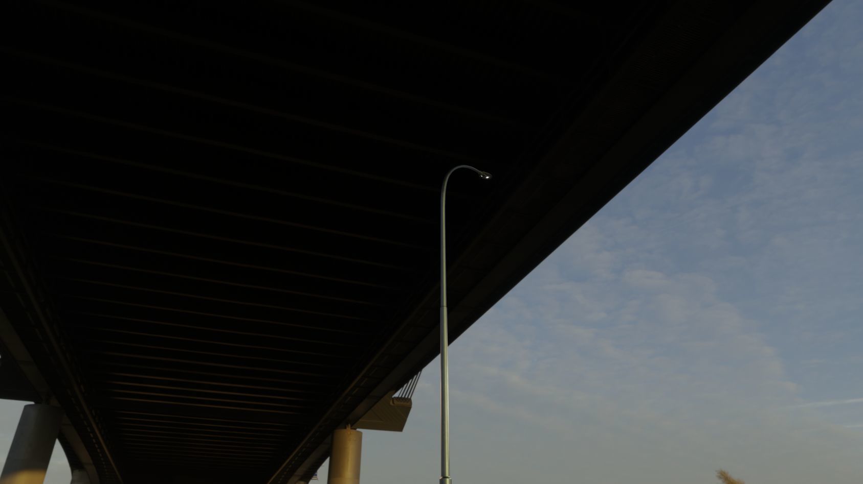 Sci-Fi Street Light 14 version 15 10m with pole 1 Low-poly 3D model_22