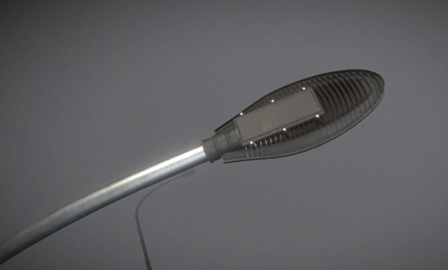 Sci-Fi Street Light 14 version 15 10m with pole 1 Low-poly 3D model_4