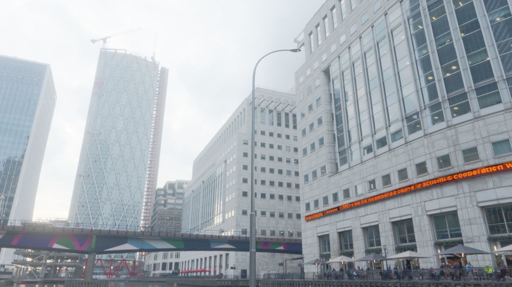 Sci-Fi Street Light 14 version 15 10m with pole 1 Low-poly 3D model_68