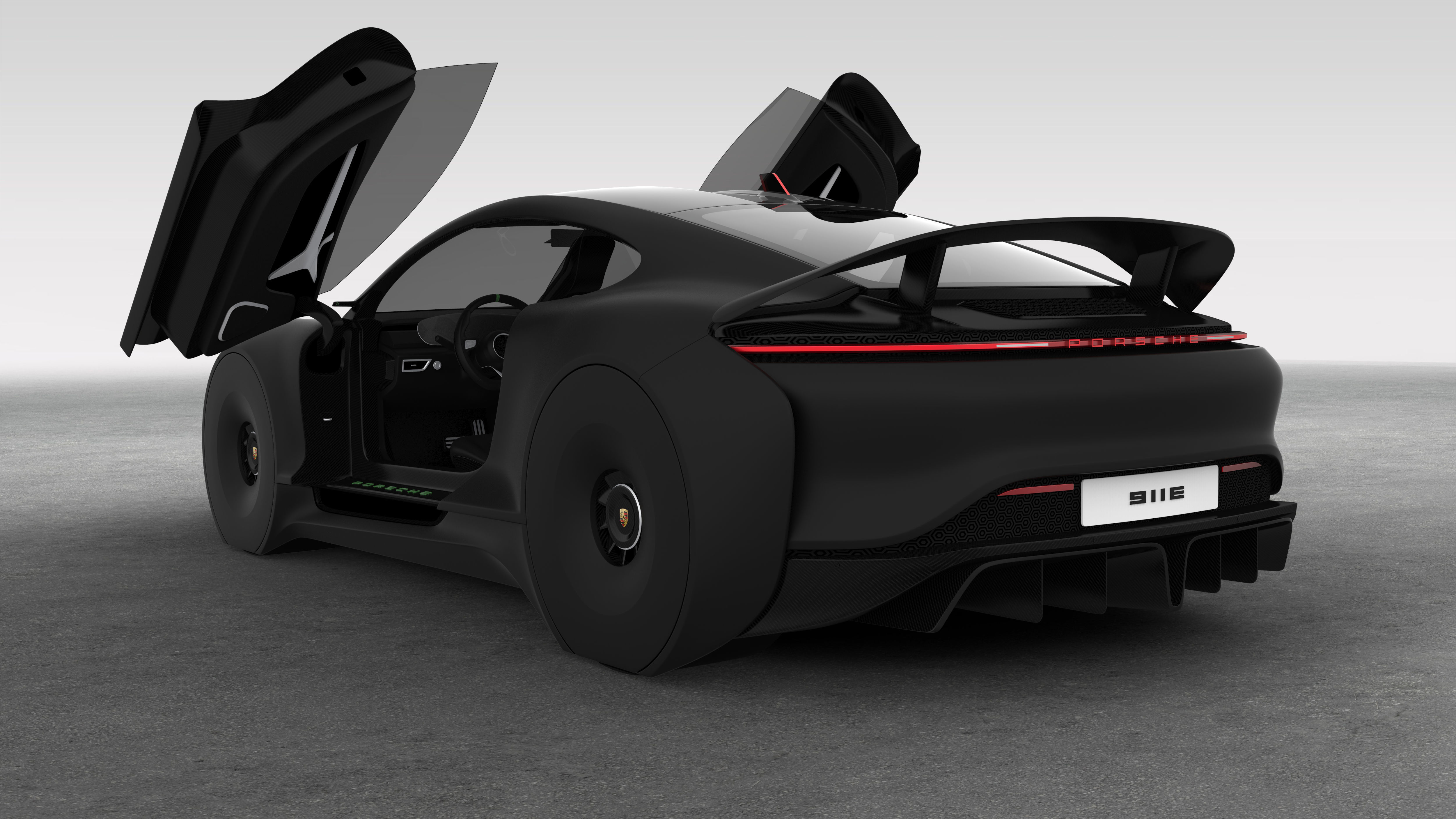 Porsche 911E concept by emrEHusmen 3D model_38