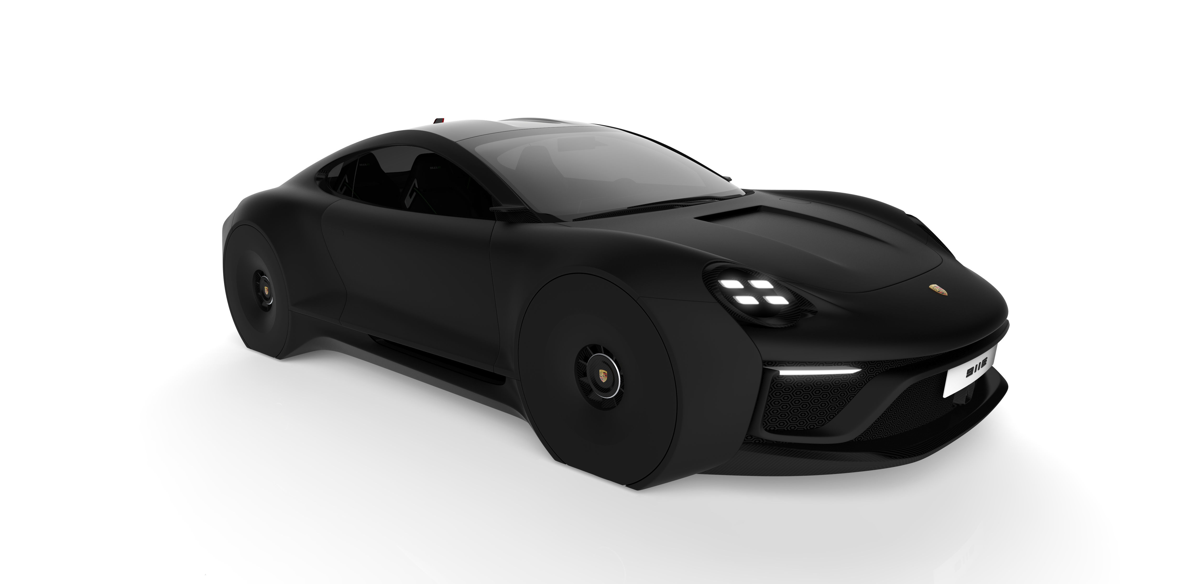 Porsche 911E concept by emrEHusmen 3D model_10