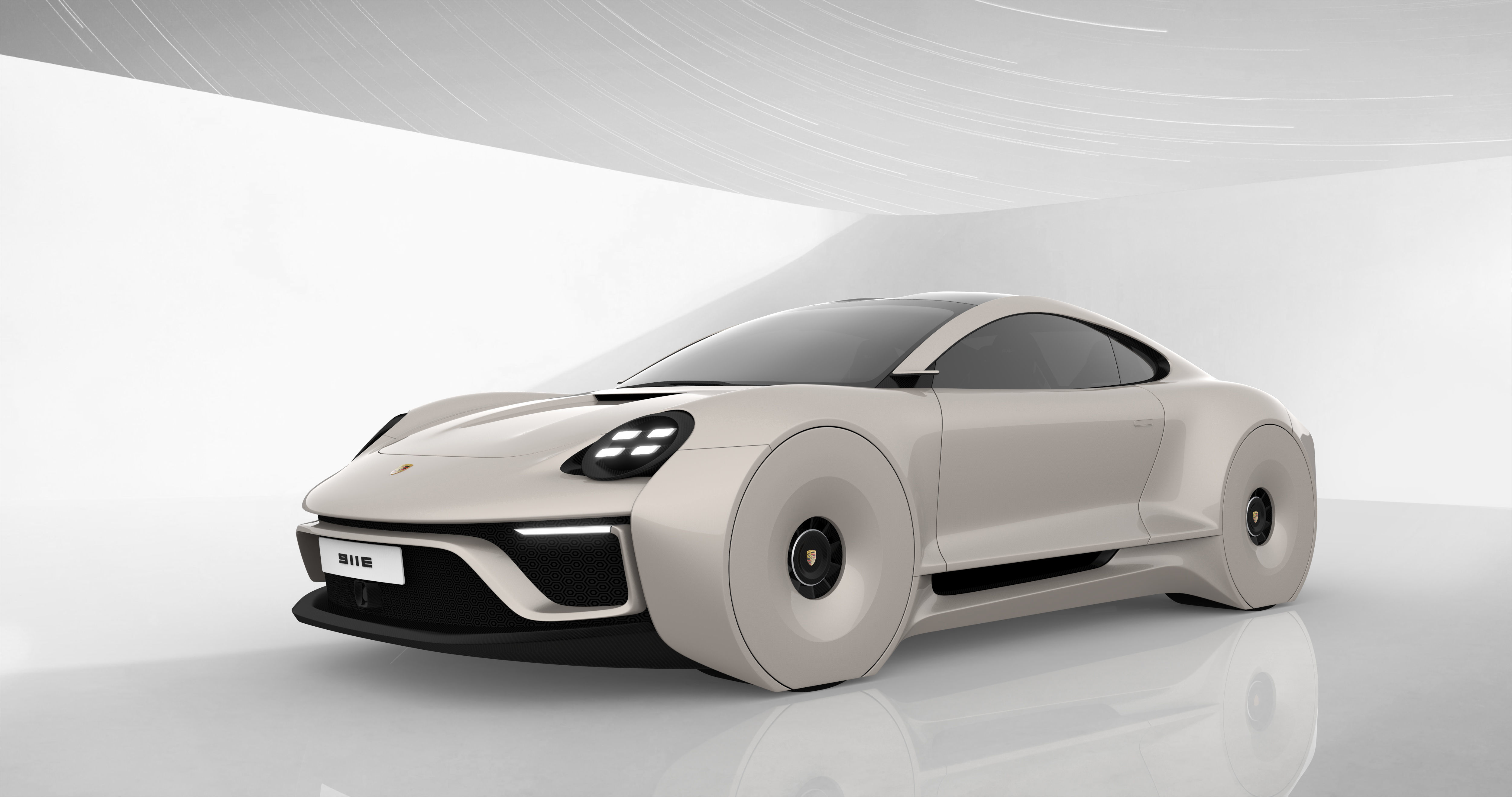 Porsche 911E concept by emrEHusmen 3D model_35