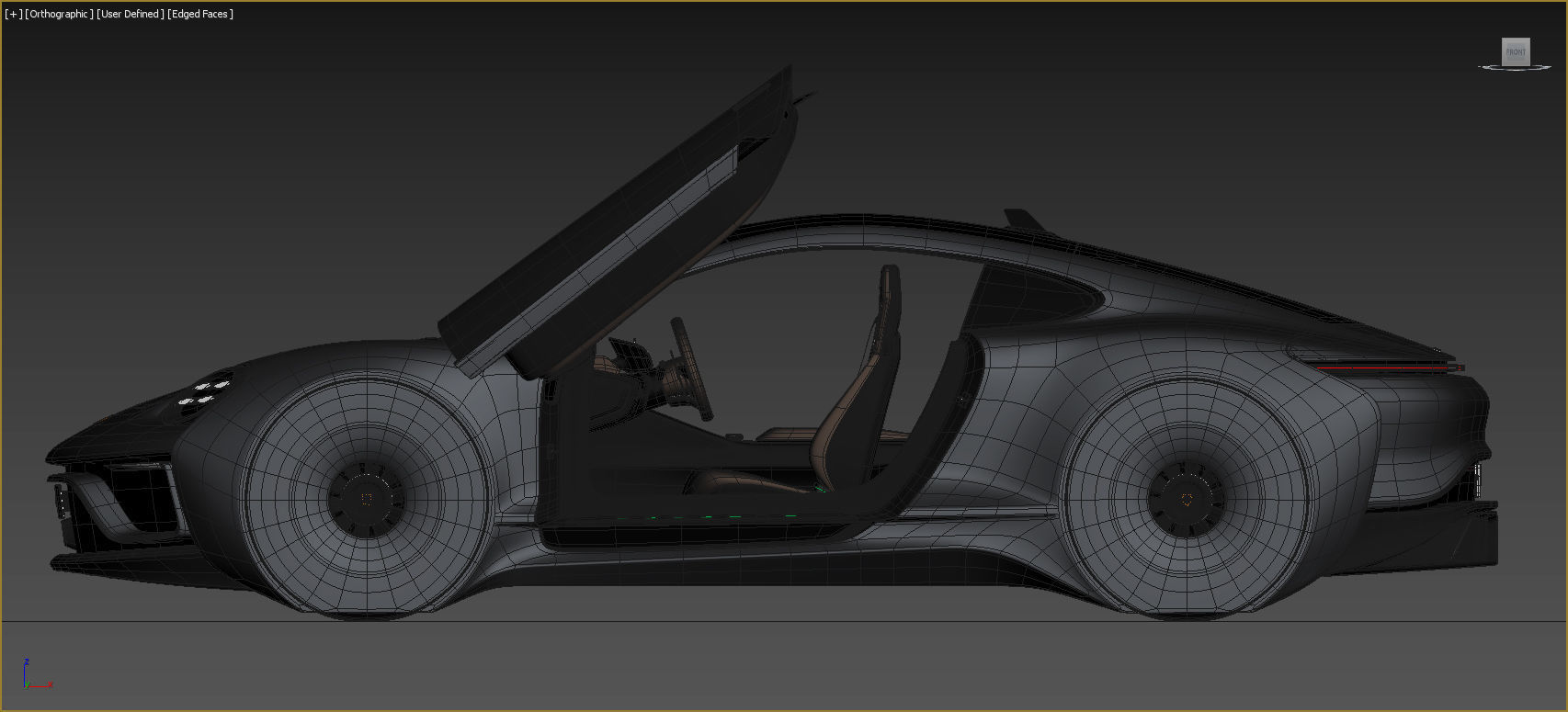 Porsche 911E concept by emrEHusmen 3D model_5