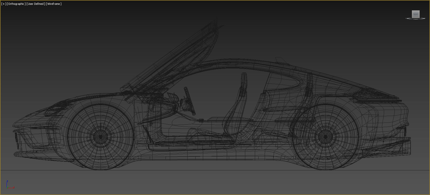 Porsche 911E concept by emrEHusmen 3D model_6