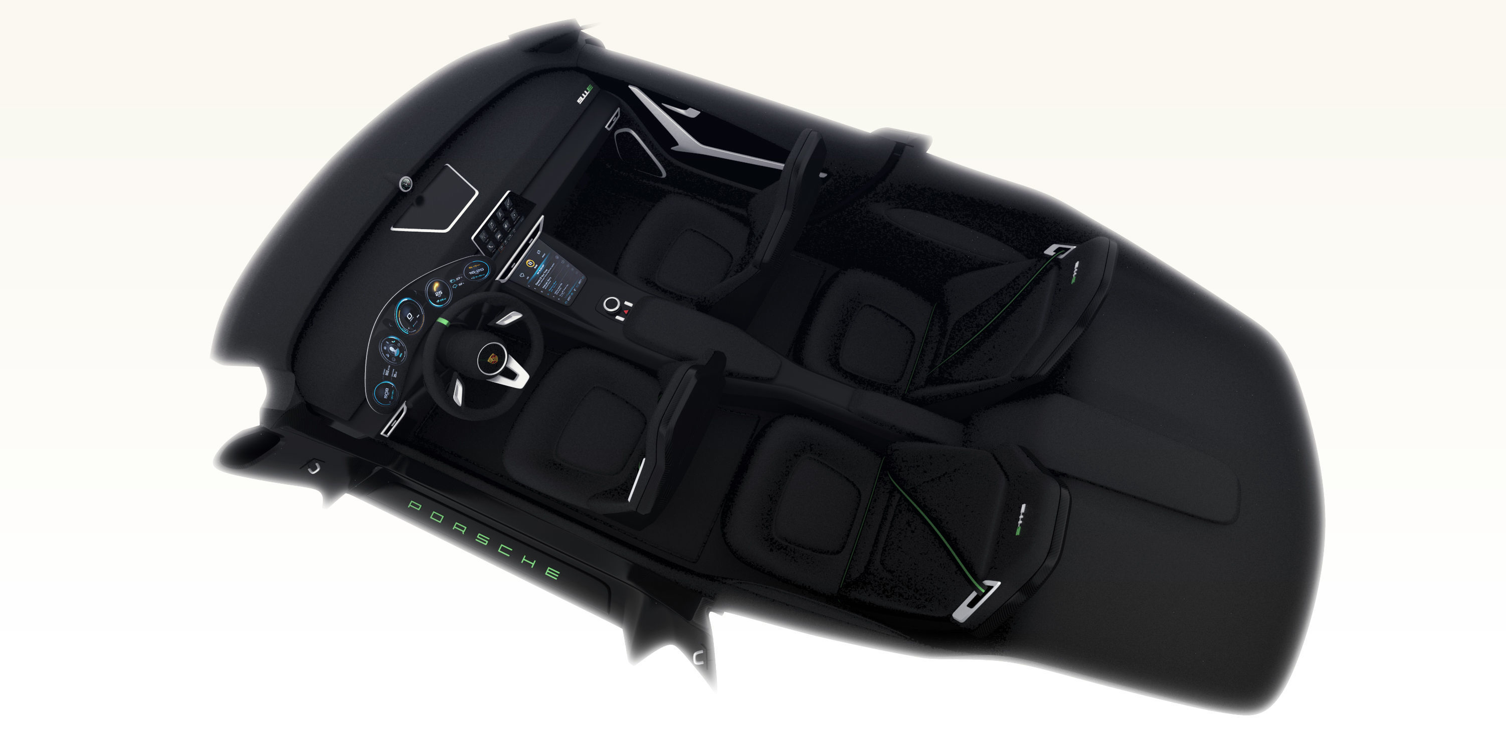 Porsche 911E concept by emrEHusmen 3D model_14