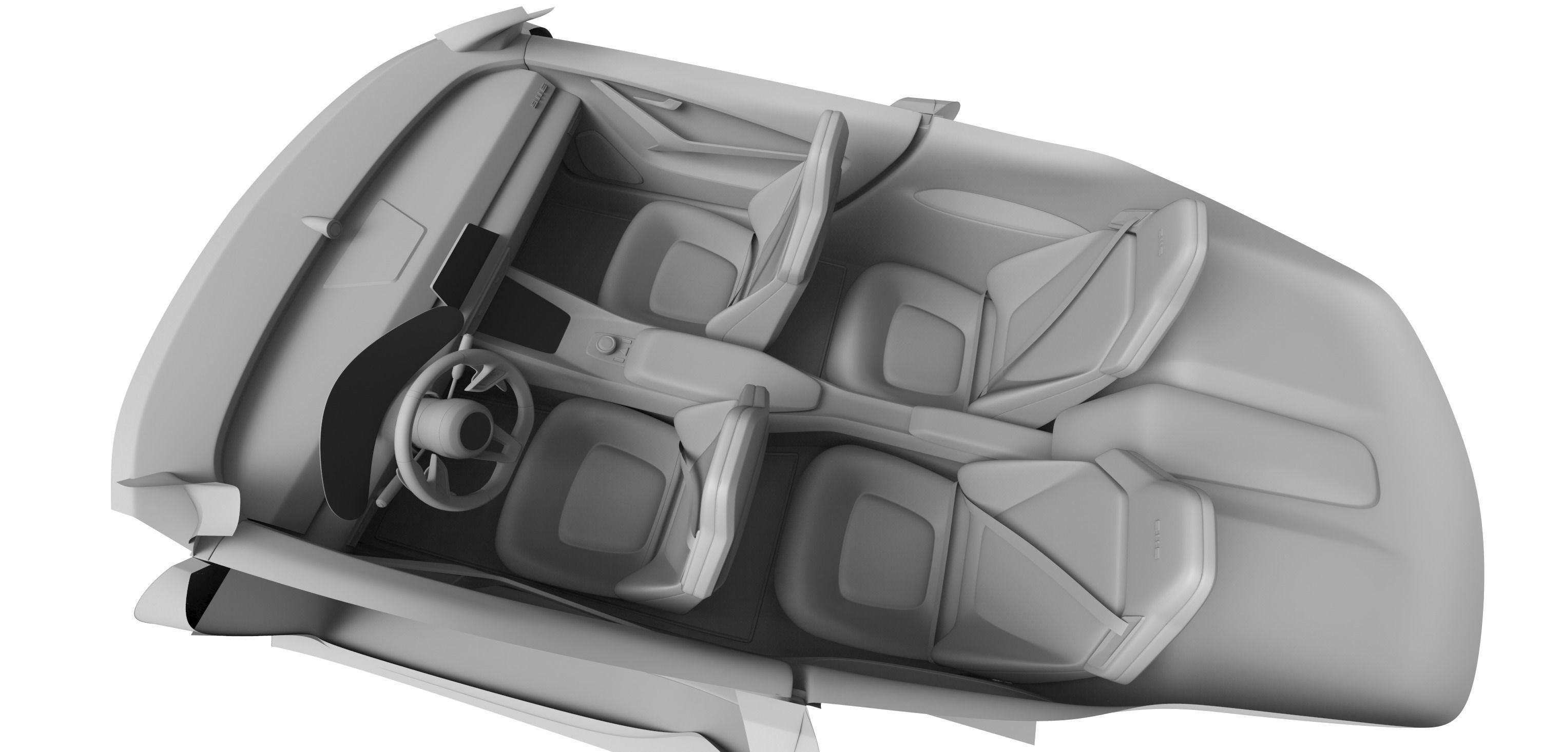 Porsche 911E concept by emrEHusmen 3D model_13