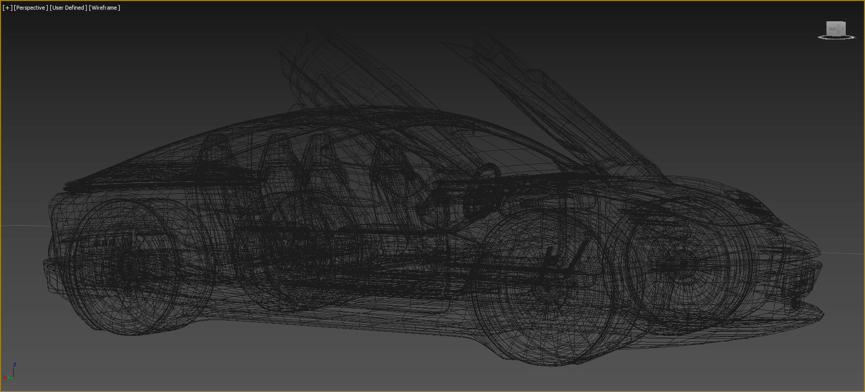 Porsche 911E concept by emrEHusmen 3D model_3