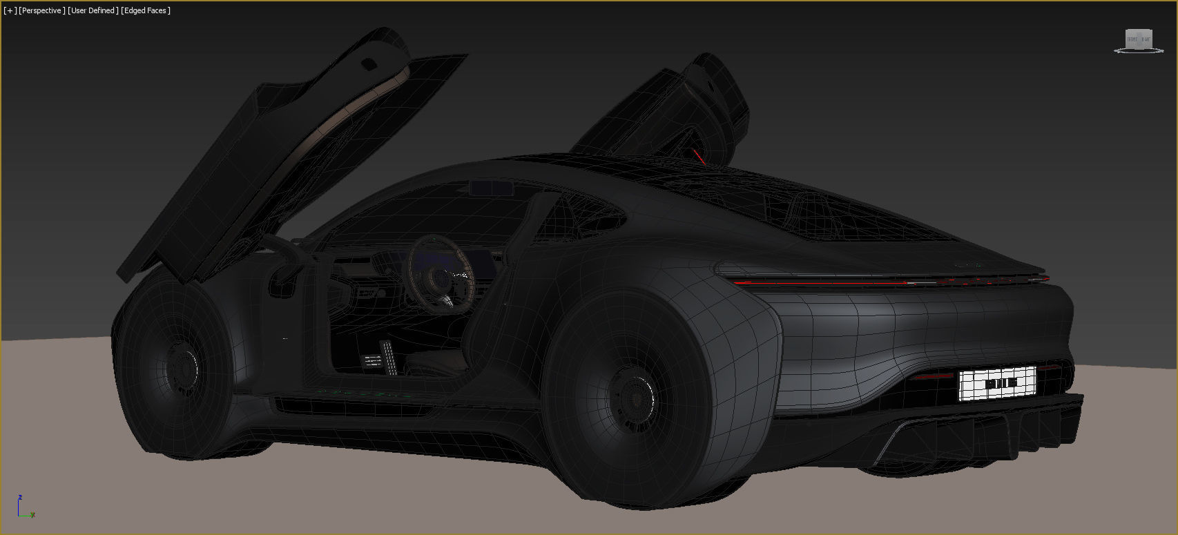 Porsche 911E concept by emrEHusmen 3D model_8