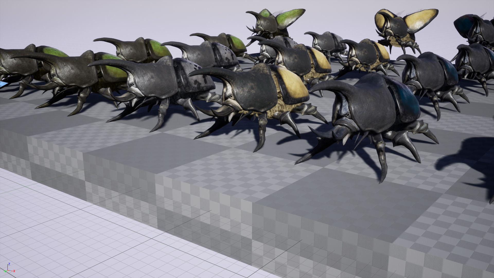 Rhinoceros beetle - Game Ready Low-poly 3D model Low-poly 3D model_16