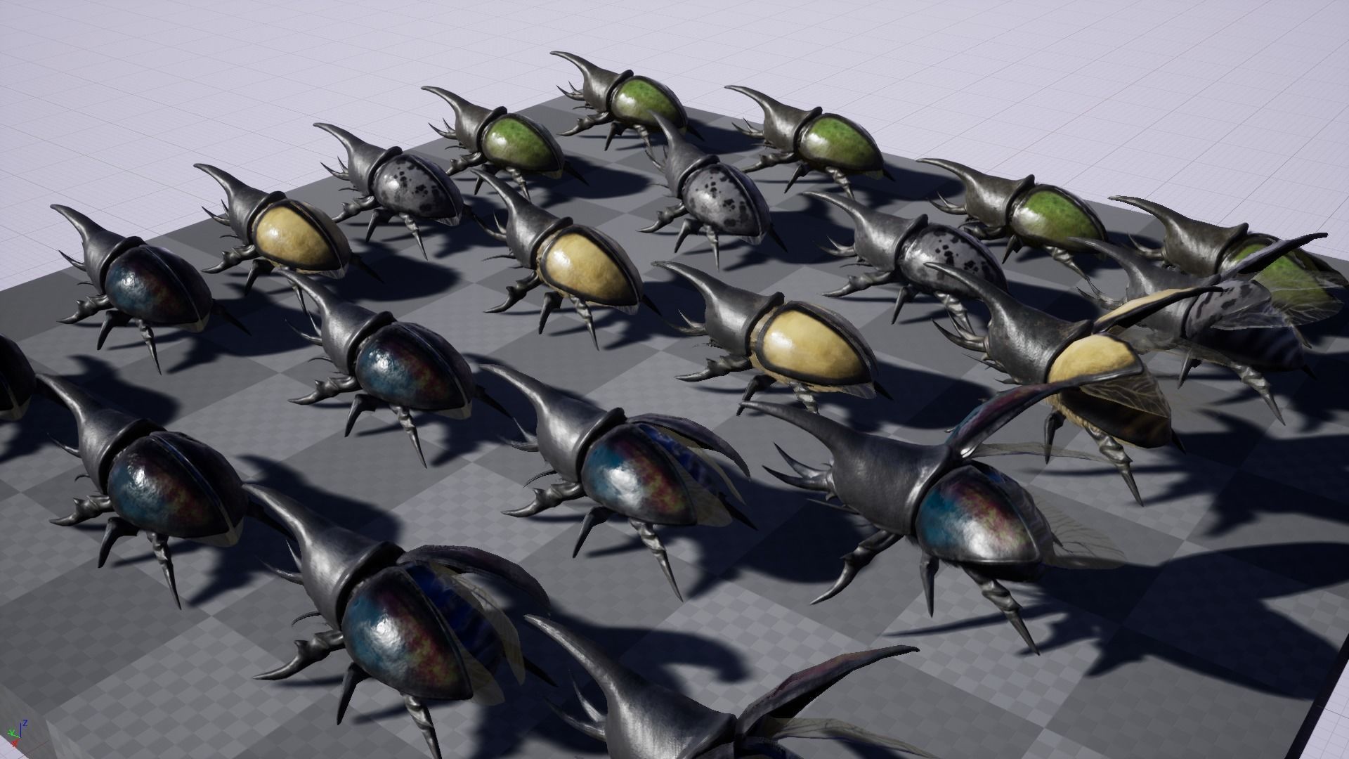 Rhinoceros beetle - Game Ready Low-poly 3D model Low-poly 3D model_18