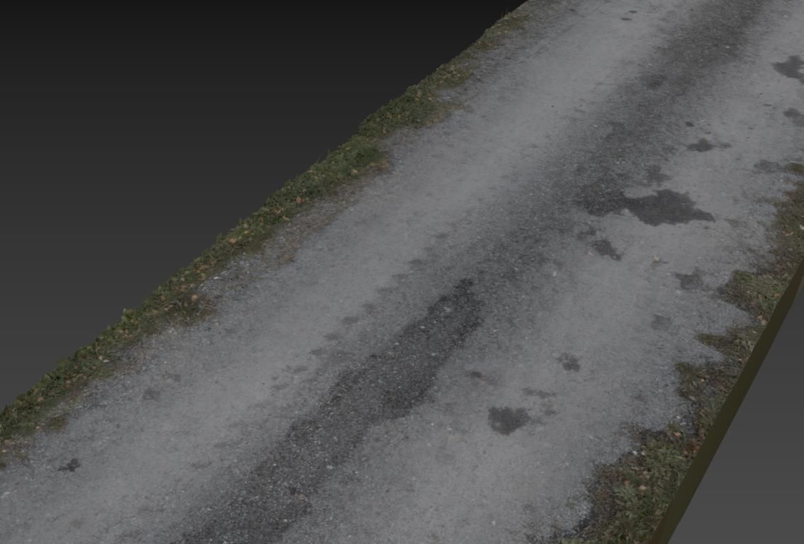 Ultra realistic Road Asphalt 3D model_9