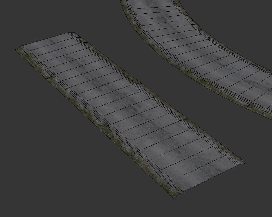 Ultra realistic Road Asphalt 3D model_5