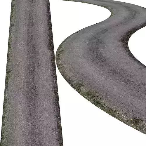 Ultra realistic Road  Asphalt 3D model