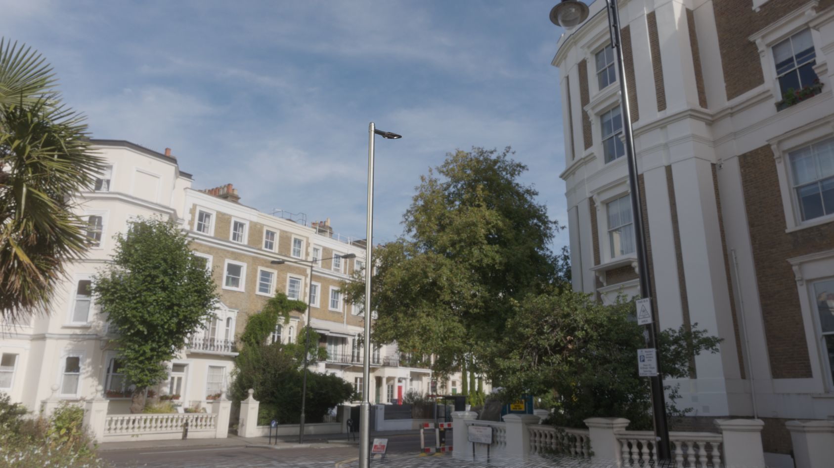 Sci-Fi Street Light 14 version 6 5m with pole 2 Low-poly 3D model_58