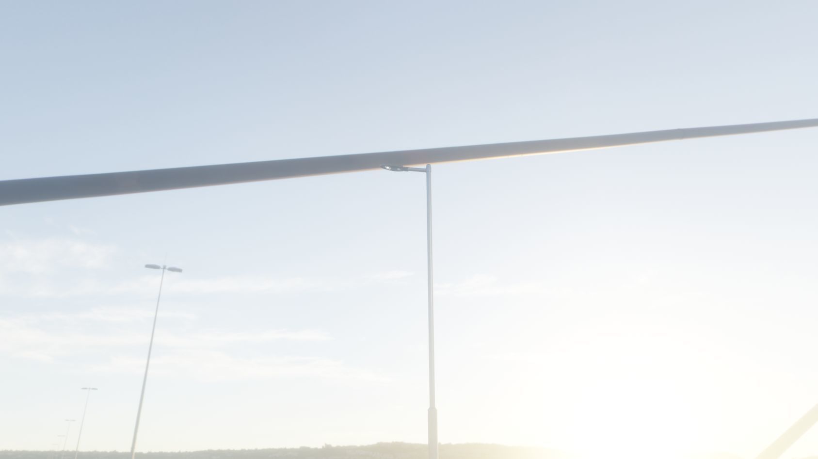 Sci-Fi Street Light 14 version 6 5m with pole 2 Low-poly 3D model_15