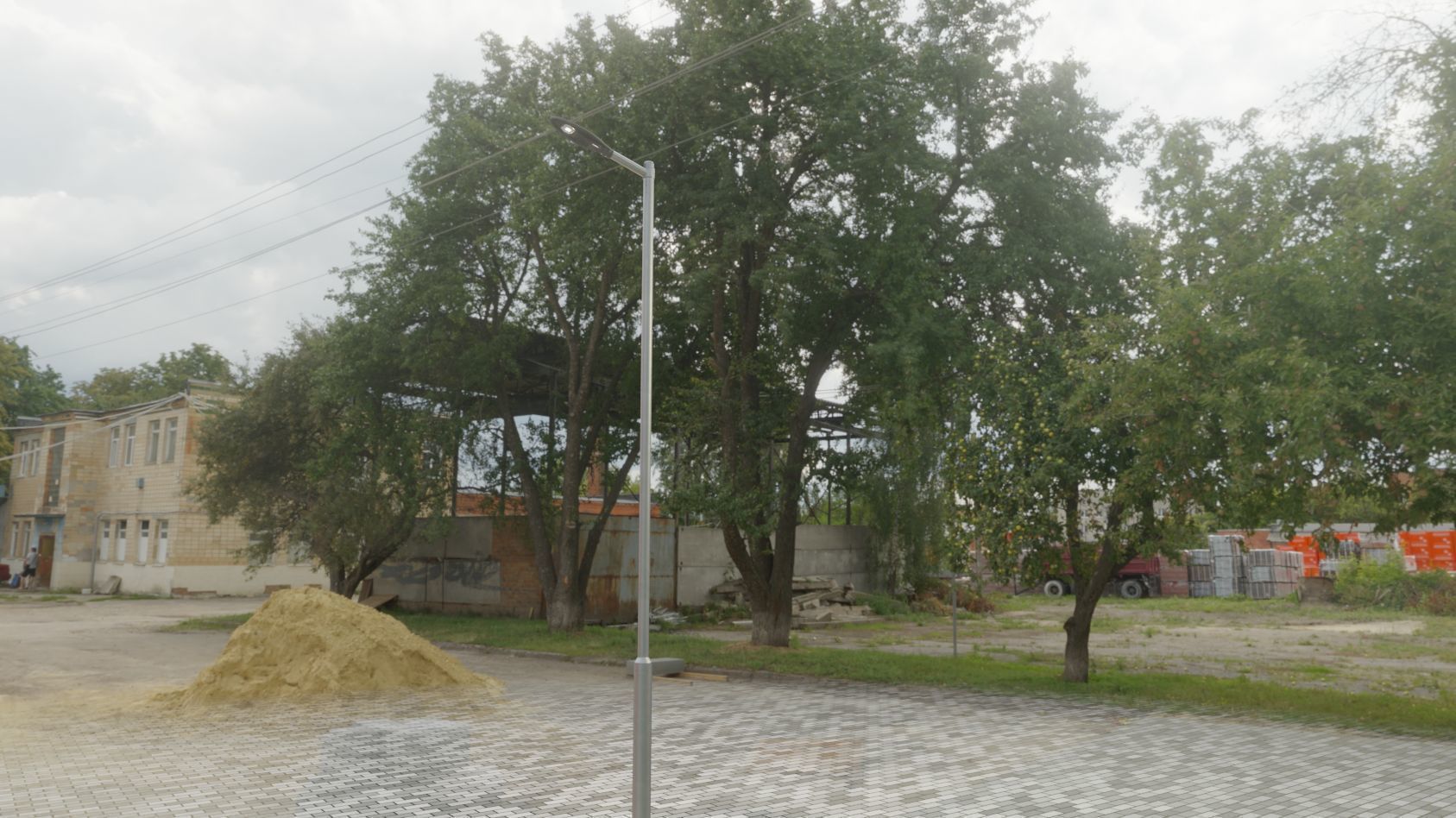 Sci-Fi Street Light 14 version 6 5m with pole 2 Low-poly 3D model_77