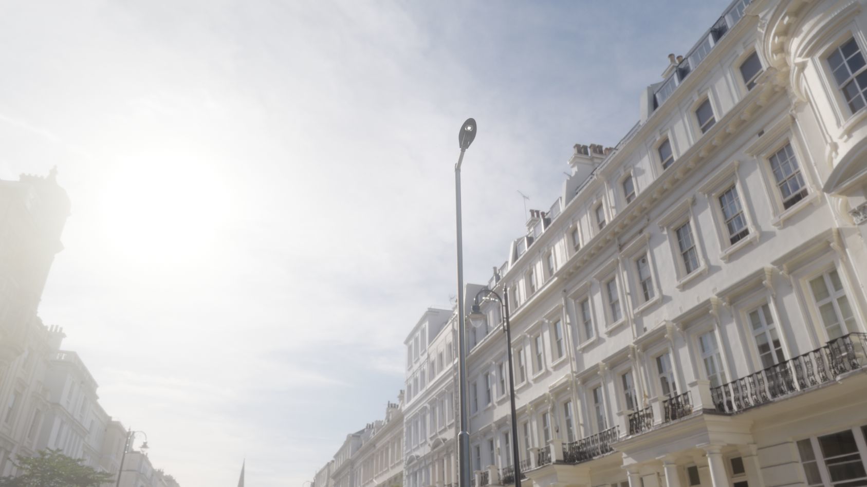 Sci-Fi Street Light 14 version 6 5m with pole 2 Low-poly 3D model_14