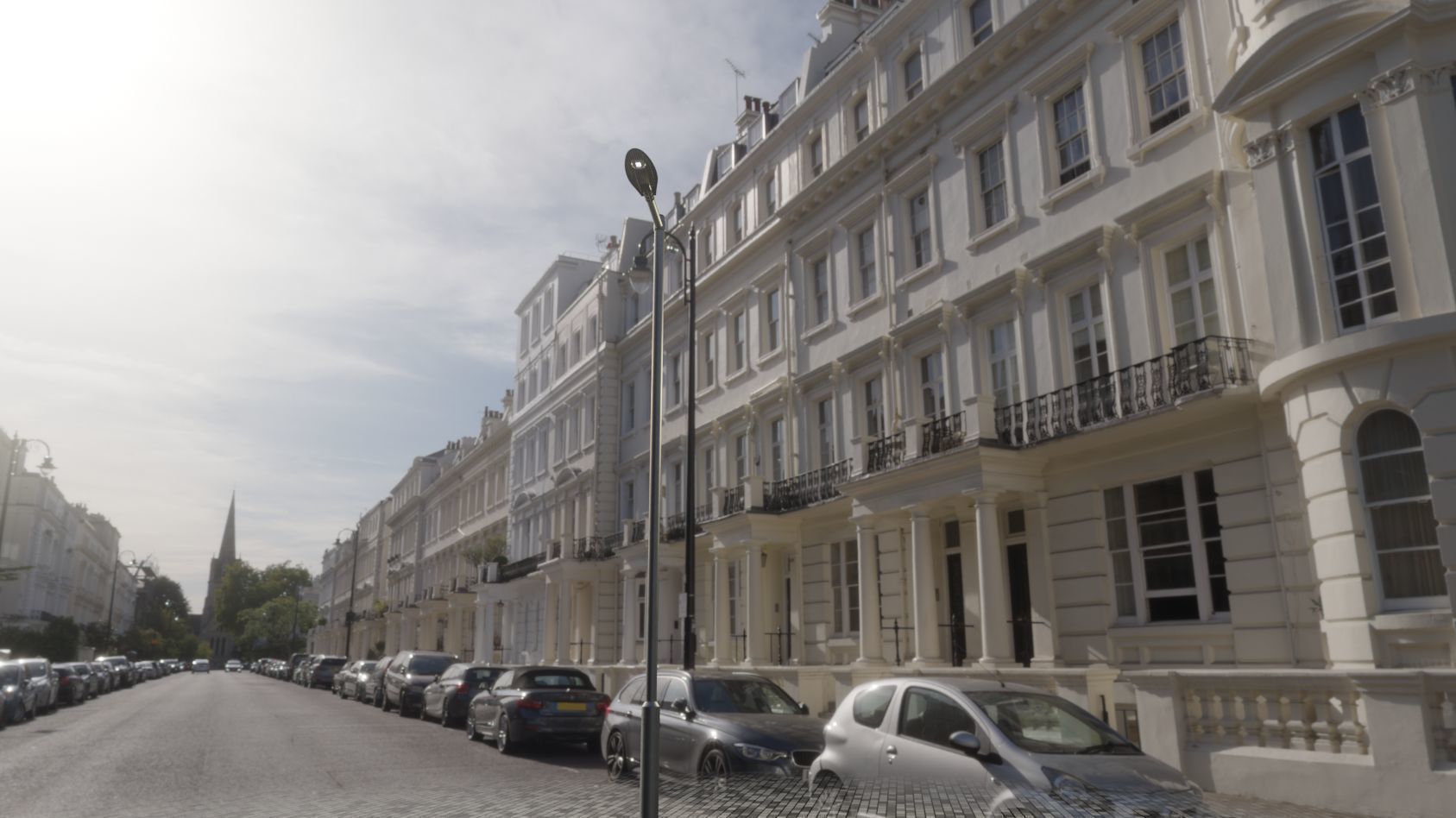 Sci-Fi Street Light 14 version 6 5m with pole 2 Low-poly 3D model_73