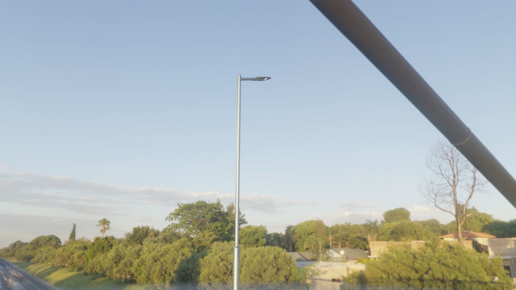 Sci-Fi Street Light 14 version 6 5m with pole 2 Low-poly 3D model_61