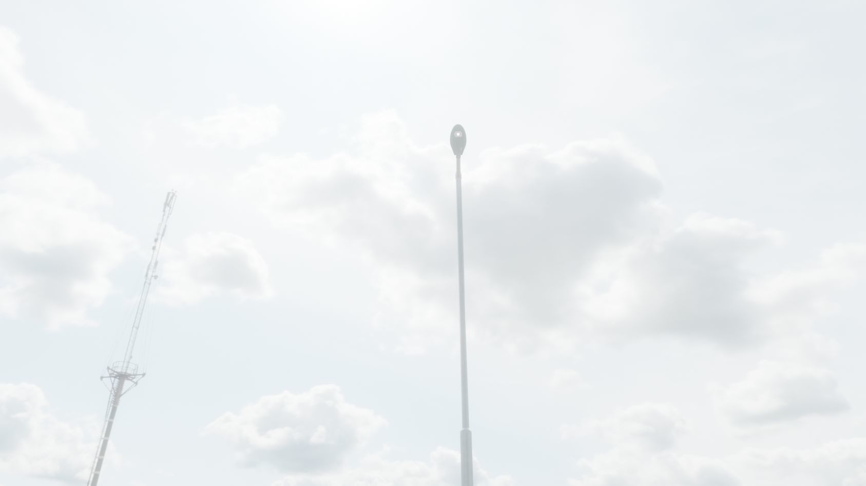 Sci-Fi Street Light 14 version 6 5m with pole 2 Low-poly 3D model_100