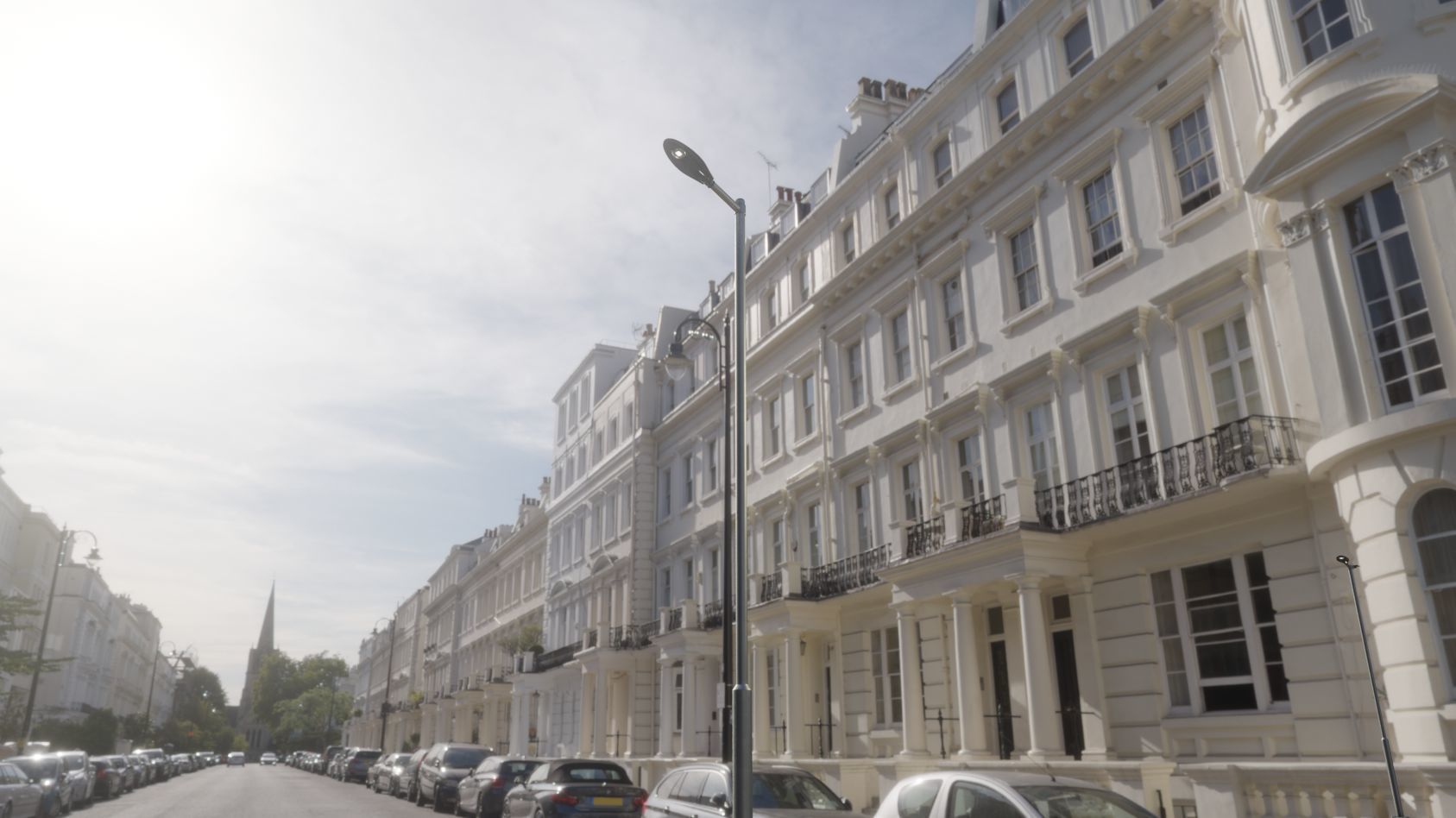 Sci-Fi Street Light 14 version 6 5m with pole 2 Low-poly 3D model_42