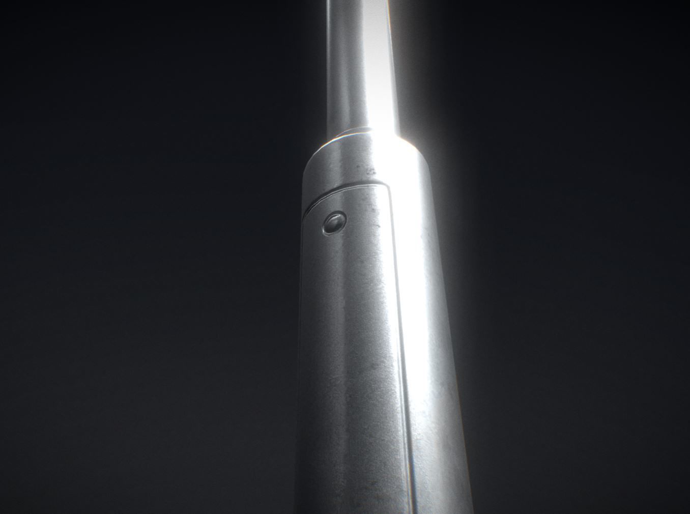 Sci-Fi Street Light 14 version 6 5m with pole 2 Low-poly 3D model_7