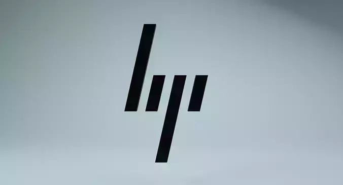 HP 3D Logo 3D model