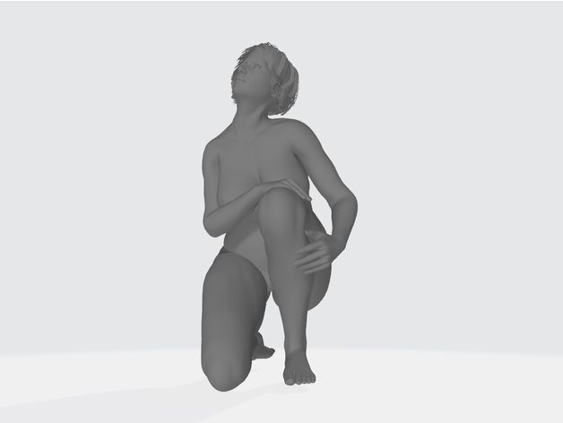 Kniende Figur gela 10-07 by stc45 3D print model_15