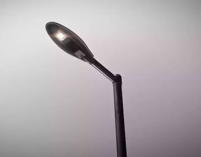 Sci-Fi Street Light 14 version 1  3m with pole 3
