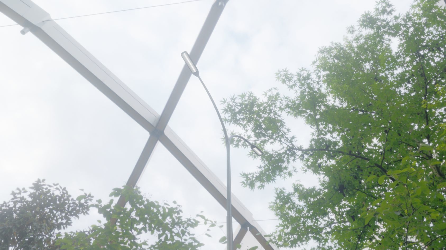 Street Light 11 version 14 10m with pole 4 Low-poly 3D model_53