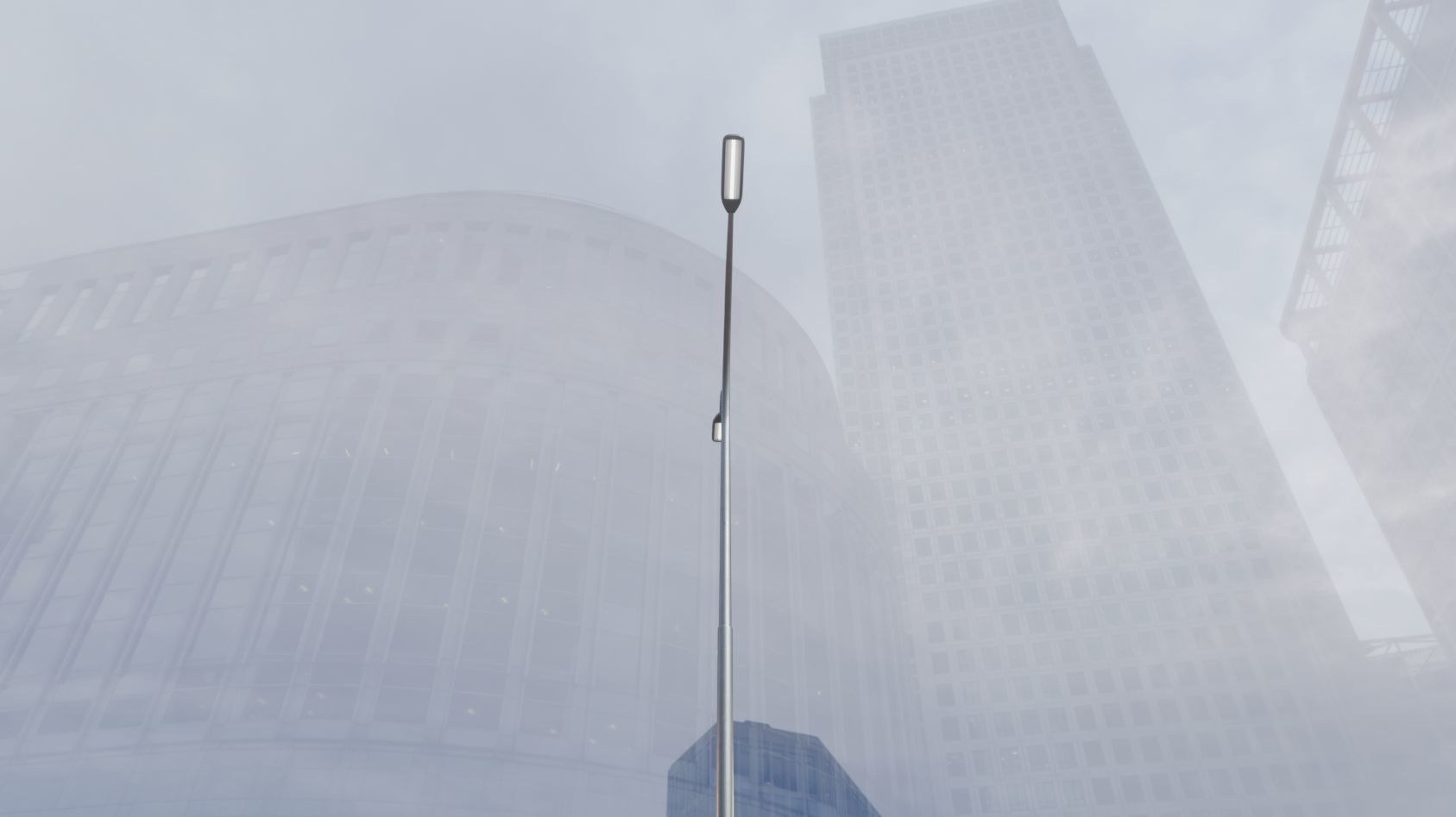 Street Light 11 version 14 10m with pole 4 Low-poly 3D model_65