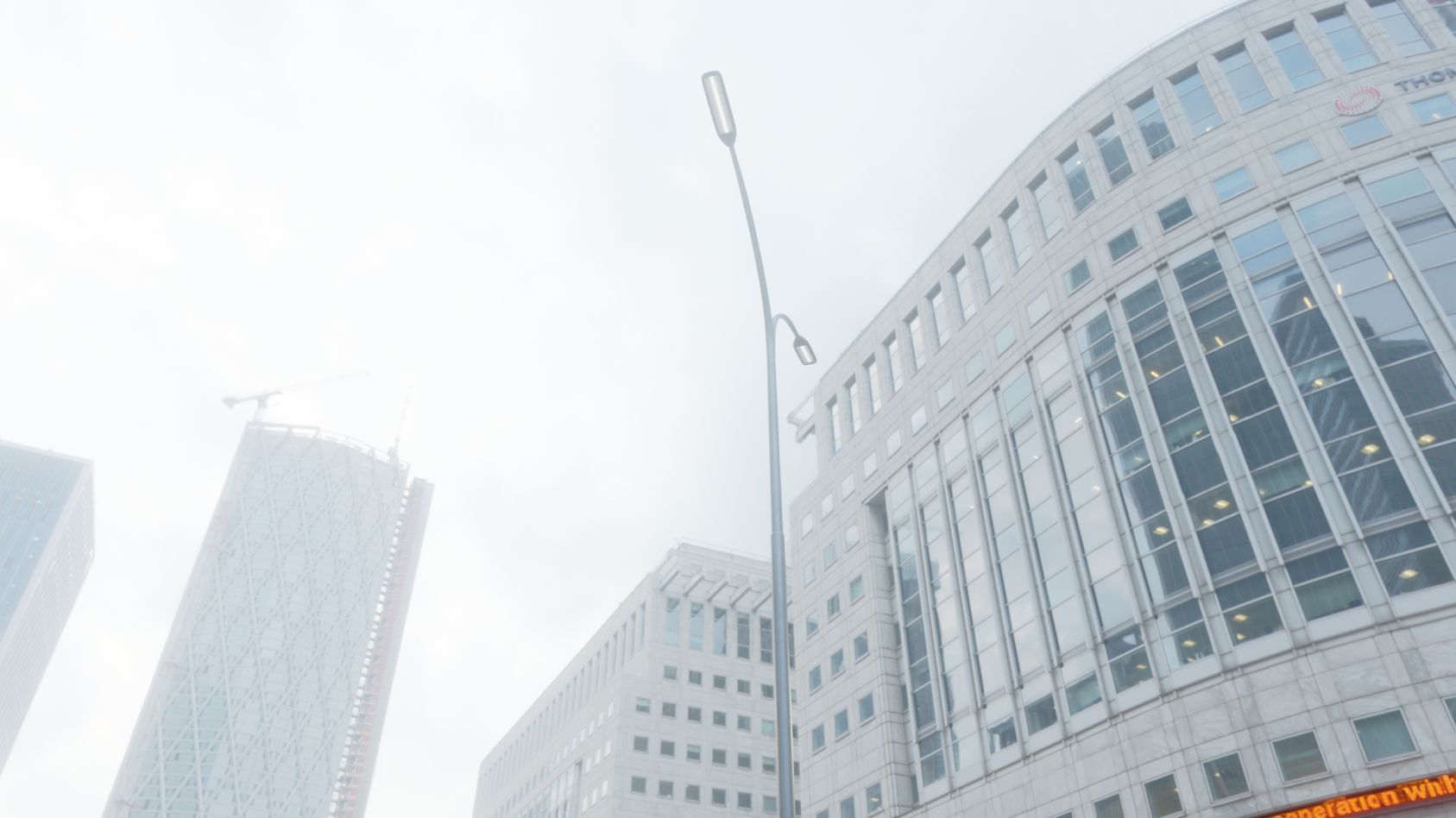 Street Light 11 version 14 10m with pole 4 Low-poly 3D model_98