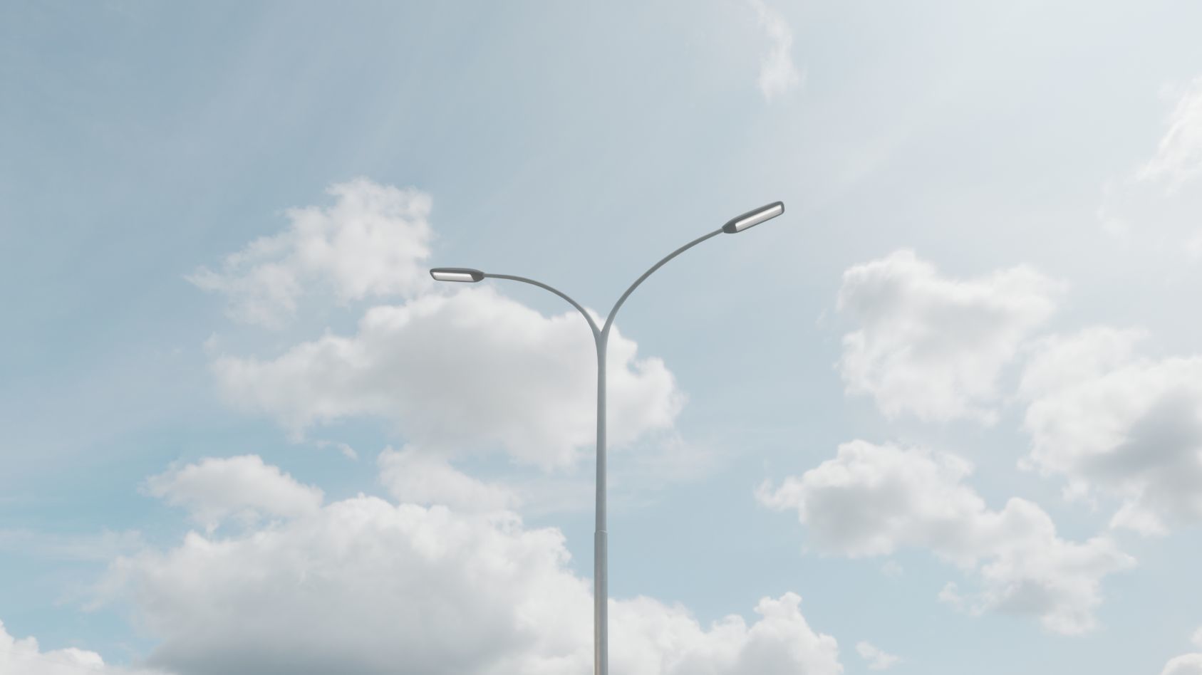 Street Light 11 version 14 10m with pole 4 Low-poly 3D model_59